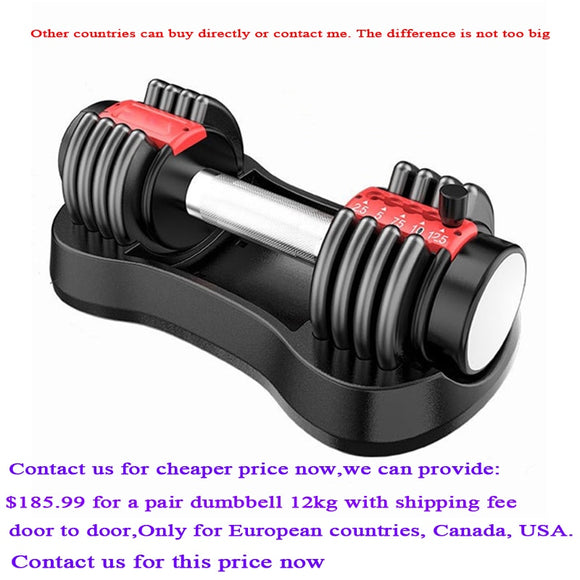 automatic adjustable dumbbell