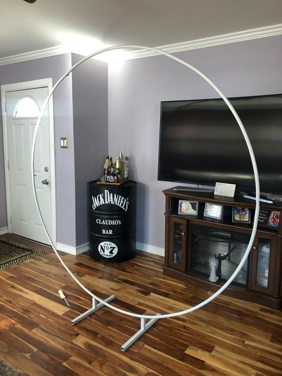 Iron  round backdrop stand