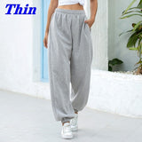 Leg Oversized Streetwear High Waisted Trousers Women