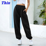 Leg Oversized Streetwear High Waisted Trousers Women