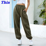 Leg Oversized Streetwear High Waisted Trousers Women
