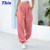 Leg Oversized Streetwear High Waisted Trousers Women